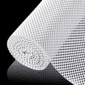 Shelf Liner for Kitchen Cabinet, Drawer Liners Non Slip Non Adhesive Thick Mat, Breathable Dresser Pantry Bathroom Protector, White, 18" x 120" by ALIUNI