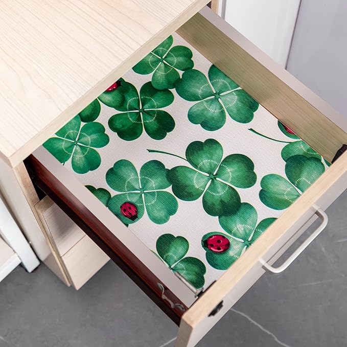 12" W x 120" L Floral Drawer and Shelf Liner for Cabinets, Non-Adhesive Strong Grip Non-Slip Flower Shelf Cabinet Kitchen Shelf Liners for Kitchen Cabinets - Image 6