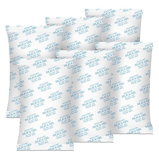 Large Desiccant Packs, 500 Gram 10 Packs Silica Gel Packets for Moisture Control, Silica Gel Car Dehumidifier by Reusable, Large Moisture Absorbers for Electric Tool, Basement, 3D Filaments and Safes by ABSORBKING