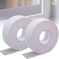 moonoom 2 Roll 16.4 Ft x 2'' Window Condensation Absorber Strip, Thick Window Moisture Absorbent Tape, Reusable Condensation Prevention Felt Strip for Absorbing Water and Keeping Dry by moonoom