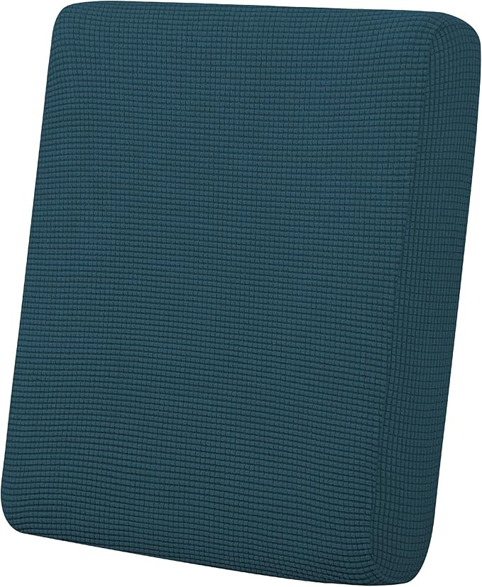 Easy-Going Stretch Chair Cushion Cover Sofa Cushion Furniture Protector Sofa Seat Sofa Slipcover Sofa Cover Soft Flexibility with Elastic Bottom(Chair Cushion, Deep Teal) by Easy-Going
