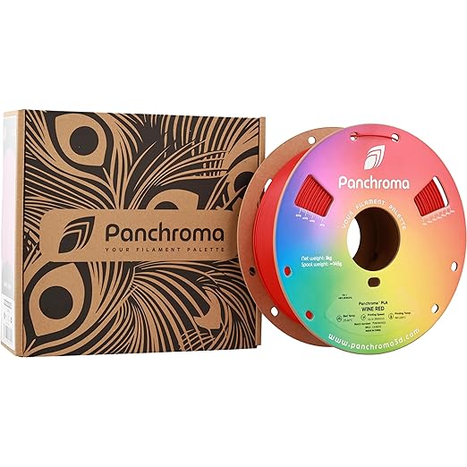 Panchroma PLA Wine Red 3D Printer Filament, 1.75mm, 1kg Spool, Easy to Print, High Speed Printing, Tangle Free, AMS Compatible, Perfect for Toys, Decor, Miniatures, Models & Cosplay - Image 8
