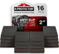 X-PROTECTOR Non Slip Furniture Pads - 16 Premium Furniture Grippers 2"! Self-Adhesive Rubber Feet Furniture Feet - Ideal Non Skid Furniture Pad Floor Protectors - Keep Furniture in Place! by X-Protector