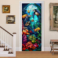 3D Door Stickers, Peel and Stick Vinyl Wallpaper, Self-Adhesive Mural Door Cover for Home Decor 30.3" W x 78.7" H by BVBOX