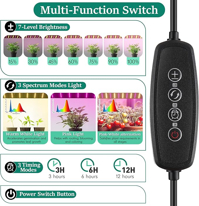 Meonum Mini Greenhouse with Grow Light, 47.2" L x 23.6" L x 23.6" W Portable Greenhouses Waterproof UV-Resistant for Indoor/Outdoor Seed Starting (House Shape) - Image 6