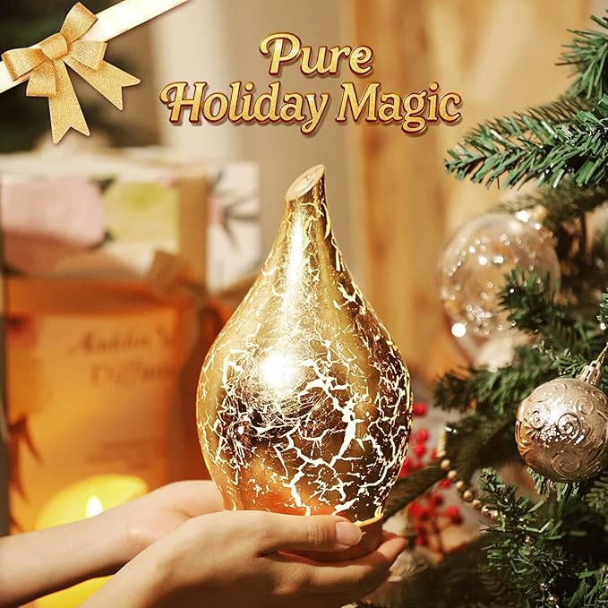 Porseme Essential Oil Diffuser Glass Aromatherapy Ultrasonic Humidifier, Air Refresh Auto Shut-Off, Timer Setting, BPA Free for Home Hotel Yoga Leisure SPA Gift 150ml Last 6H - Image 6
