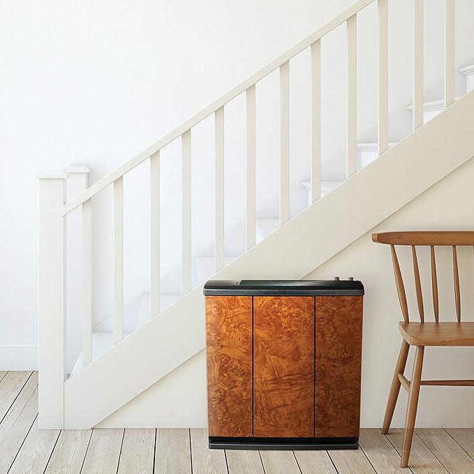 AIRCARE Digital Whole-House Console-Style Evaporative Humidifier (Oak Burl) - Image 3