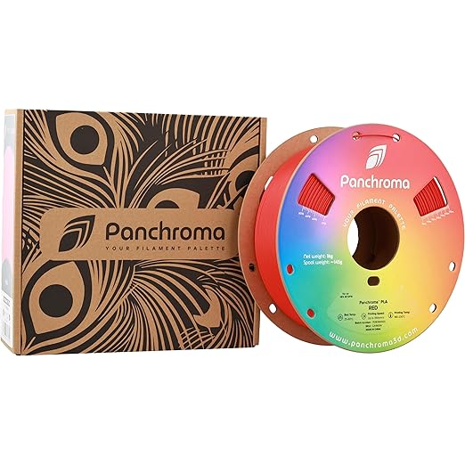 Panchroma PLA Red 3D Printer Filament, 1.75mm, 1kg Spool, Easy to Print, High Speed Printing, Tangle Free, AMS Compatible, Perfect for Toys, Decor, Miniatures, Models & Cosplay - Image 8