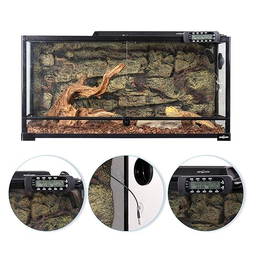 REPTI ZOO Reptile Thermostat Digital Outlet Temperature Timer Troptical or Desert Mode with Day Night Control for Aquarium Reptiles Terrarium Humidistat Mushroom Fermentation,Easy Setup (THC16) - Image 4