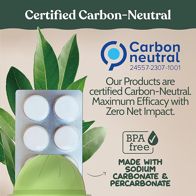 Roobi Cleaning Kit Compatible with Nespresso Vertuoline. Includes 1 Reusable Pod & 12 Cleaning Tablets. Carbon Neutral Vertuoline Cleaner Kit. 1 Year Supply. - Image 4