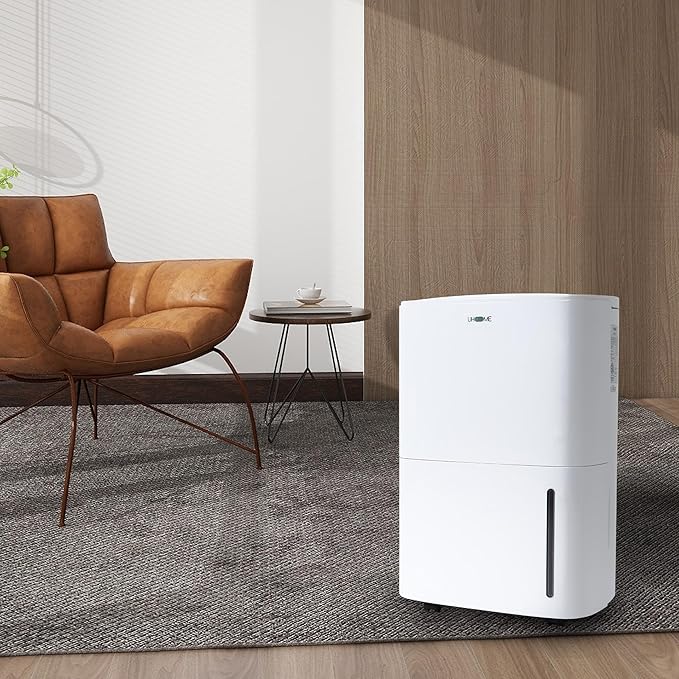 Uhome 150 Pints Dehumidifier with Pump - 7000 Sq. Ft Quiet Dehumidifier for Home, Large Basement, Storages and Large Rooms with 1.85Gallon Water Tank - Image 8