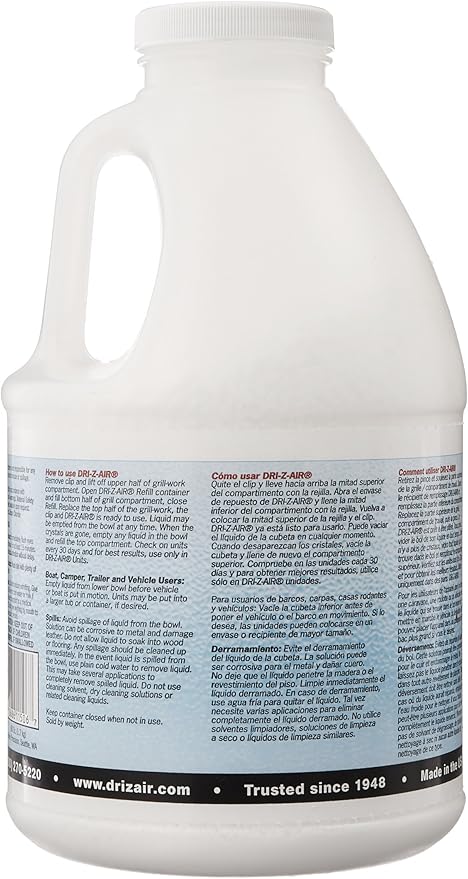 Dri Z Air Dri-Z-Air DZA-60 60-Ounce Refill Crystals - Image 2