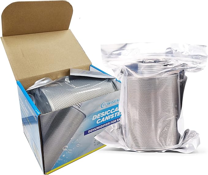 750 Grams 3 Pack Gun Safe Dehumidifier, Reusable Canister Desiccant Dehumidifier, Rechargeable 1.65 Lbs Indicating Silica Gel Orange To Green, Pack of 3 - Image 9