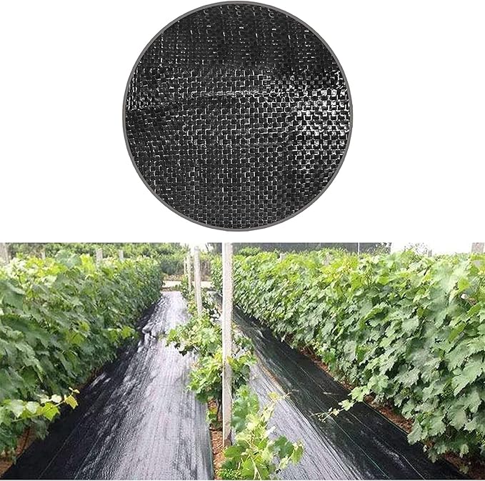 Weed Barrier Fabric Planting Cover - 4 x 150 FT Heavy Duty Landscape Fabric Ground Cover Block for Outdoor Planting - Image 2