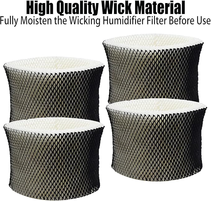 HWF64 Wicking Humidifier Filter B Replcement for Holmes HM1730 HM1745 HM1746 HM1750, for Bionaire Sunbeam SCM1745 SCM1746 Humidifiers Wick Filters, Part # HWF64 BWF64 BWF64CS (4 Pack) - Image 5
