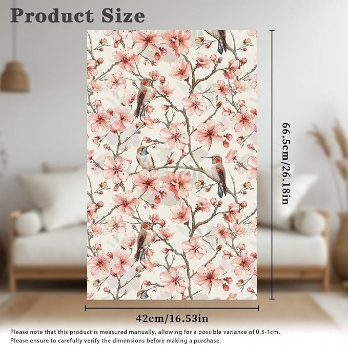Slip Cover for Recliners Hummingbird Floral Print Anti-Slip Headrest Protector for Sofa Wear Resistant Protective Cover for Sofa Couch Dust-Proof Furniture Slipcover for Headrest - Image 6