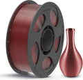 ANYCUBIC Silk Dual Color Pla Filament, 2-in-1 Chrome Coextrusion Color Change 3D Printer Filament 1.75mm Dimensional Accuracy +/- 0.02mm, Silk Texture, 1KG Reusable Spool (2.2 lbs), Black Red by ANYCUBIC