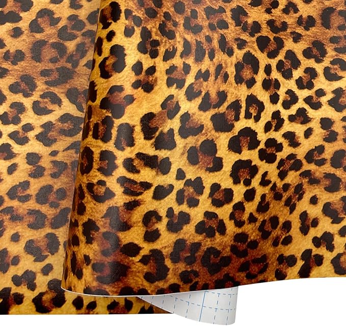 Sexy Leopard Print Self-Adhesive Shelf Drawer Liner Moisture Proof PVC Mat 45x300cm - Image 5