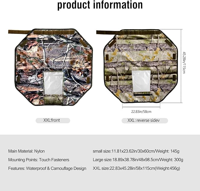 Camera Rain Cover with Openable Viewing Window & Strap Mountable Design,Waterproof Camera Raincoat Sleeve Protector (XXL) - Image 2