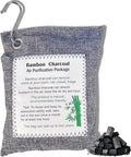 Bamboo Charcoal Air Purifying Bag, Activated Charcoal Odor Absorber Moisture Absorber Car Fresheners Odor Eliminator for Home Car Closet Refrigerator Shoe Smell Remover Gym Bag Deodorizer, Grey by ABUIU