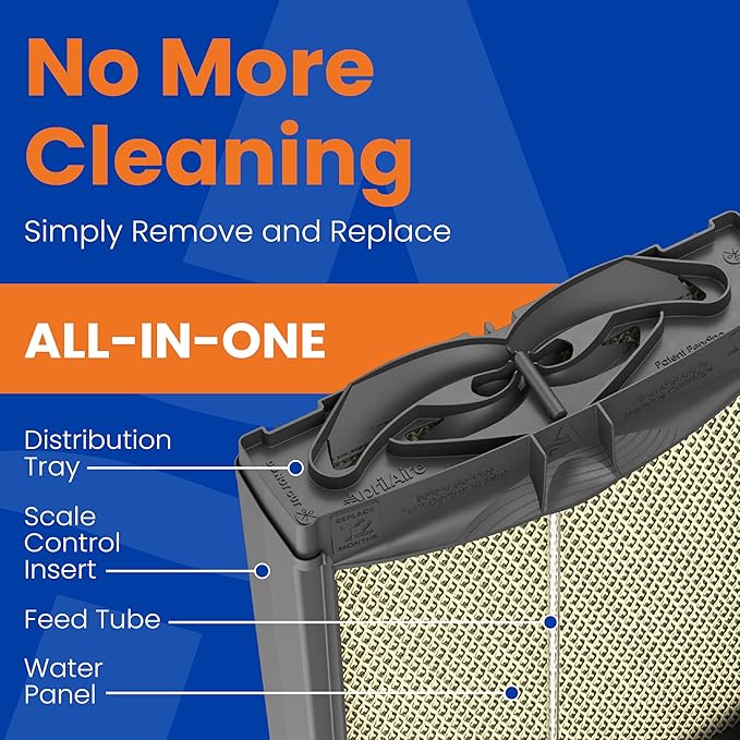 AprilAire HYDRLH Hard Water Maintenance Kit for 620 and 720 Series Humidifiers With HydroCore Water Panel Cartridge and Replacement Orifice - Image 3