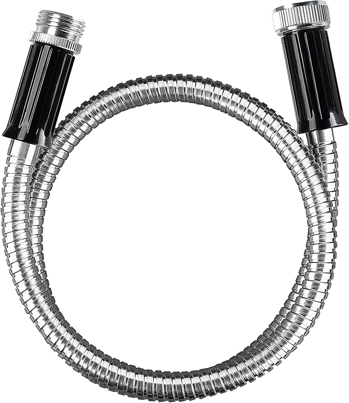 Beaulife Metal Short Garden Hose 3ft Connectors, Drainage Hose for Dehumidifier Small Water Hose Extension High Pressure Bib Reel Extender, Drinking Water Hose for RV Outdoor by Beaulife