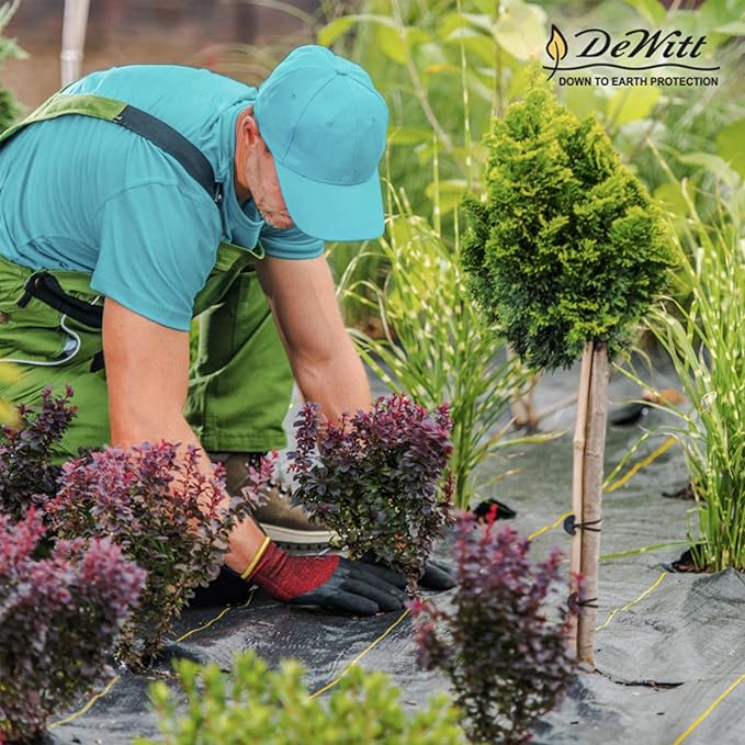 Dewitt 2-Pack Pro-5 Weed Barrier Fabric 5 oz, 4 x 250 Feet – Heavy-Duty Woven Landscape Ground Cover Mat for Raised Garden Bed, Greenhouse Gardening, Outdoor Landscaping, and Commercial Planting - Image 7