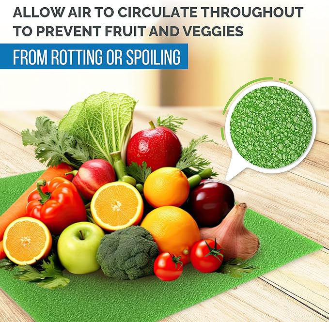Fruit & Veggie Life Extender Drawer Liner - Refrigerator Organizers and Storage, Fridge Shelf Liners - Image 5