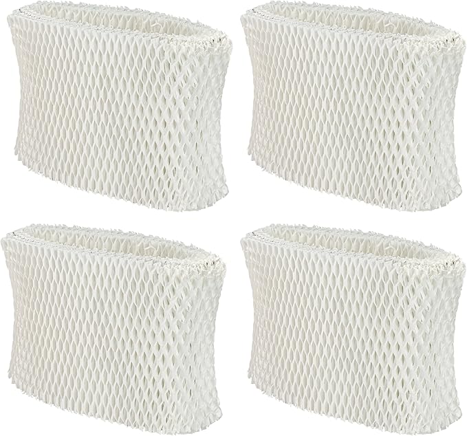 Funmit WF2 Humidifier Filter Replacement for Vicks Kaz Humidifier Starry Night Cool Mist V3500N V3700 V3100 V3900 Sunbeam 1118 1119 Honeywell HCM-300T HCM-350 WA-8D Enviracaire ECM-500 4 Pack by Funmit