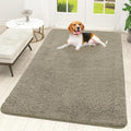 OLANLY Dog Door Mat for Muddy Paws 59x35, Absorbs Moisture and Dirt, Absorbent Non-Slip Washable Doormat, Quick Dry Chenille Mud Mat, Entry Indoor Entryway Carpet for Inside Floor, Warm Taupe by OLANLY
