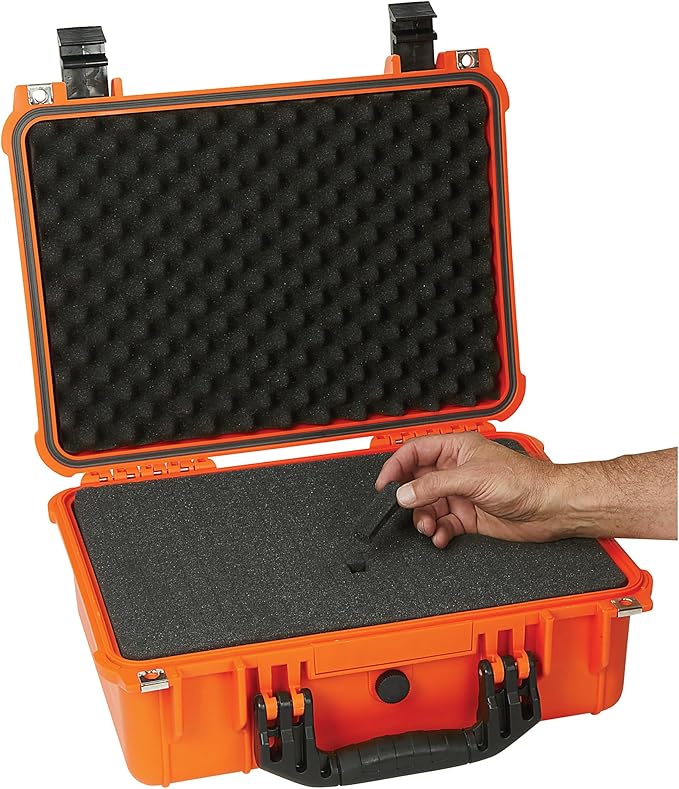Strongway 16in. Plastic Waterproof Storage Case, Orange, Model# MJ-5018_ORG - Image 9