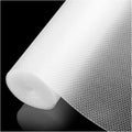 100% EVA Shelf Liner for Kitchen Cabinet, 18" x 240" Drawer Liners Non Adhesive Non Slip Waterproof Plastic Paper, Dresser Pantry Bathroom Refrigerator Protector, Clear by ALIUNI