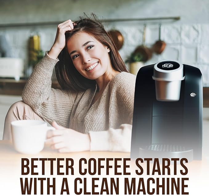 Coffee Machine Descaler (2 Pack) - 20 Uses - Keurig Descaling Solution - Universal Descaler for Keurig, Nespresso, Delonghi, Breville and All Single Use Coffee and Espresso Machines - Made in USA - Image 8