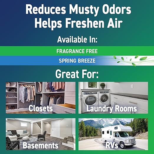 Concrobium Moisture Grabbers, 3-Pack 17.5 oz Bags (Fragrance-Free) — Powerful Moisture Absorber with Anti-Leak Gel, Covers Up to 350 cu ft, Eliminates Musty Odors for Fresher Air - Image 7