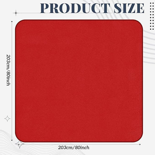 1 Pcs Couples Waterproof Mat Lover Reusable Stainproof Blanket Quiet Easy Use Mattress Protector for Adult Multi Functional Bed Sheet Couple Pleasure Comfort (80 x 80 in,Red) - Image 2