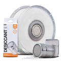 Filament Drying Desiccant (2 Pack) by Slice Engineering | 10X More Powerful Than Silica Gel | Infinitely Rechargeable | Prevent Wet Filament | Fits Perfectly Inside Spools | Made in The USA by SliceEngineering