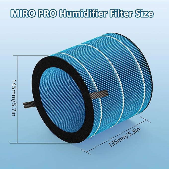 MIRO PRO Washable Humidifier Wicking Filter, Compatible with Afloia MIRO PRO and KILO PRO 2-in-1 Air Purifier & Humidifier, Durable Wet Curtain, 2Pack - Image 3