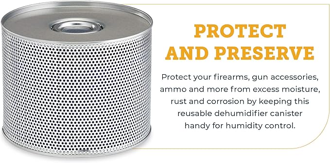 SnapSafe Reusable Canister Dehumidifier, 75902 - Portable, Easy to Use Moisture Absorbers for Gun Safes & Cabinets - Prevent Moisture Damage for Gun Safe Accessories, Firearms in Your Gun Vault - Image 2