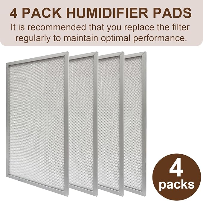 4 Pack MERV-8 Dehumidifier Filters Replacement for AlorAir Basement & Crawl Space Dehumidifiers Sentinel HD55, Sentinel HD55S and Sentinel HDi65 - Image 4