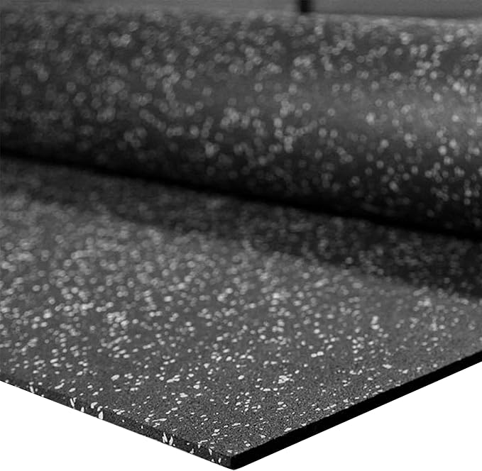 Flooring Inc's 1/4" Thick Tough Rubber Flooring Roll | Flexible Recycled Rubber Floor Mats for Home Gym | Heavy Duty Rubber Mat for Home Gyms, Sheds, Horse Stall Mat or Trailer - Image 2