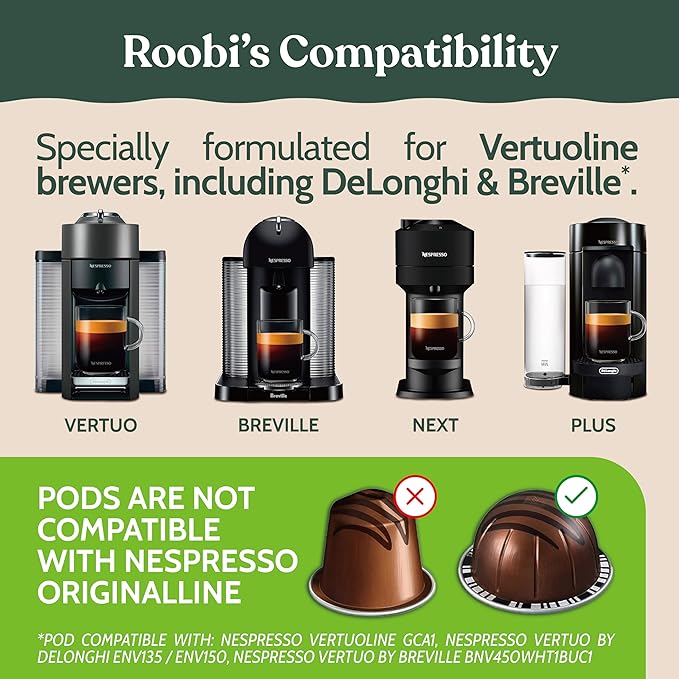 Roobi Cleaning Kit Compatible with Nespresso Vertuoline. Includes 1 Reusable Pod & 12 Cleaning Tablets. Carbon Neutral Vertuoline Cleaner Kit. 1 Year Supply. - Image 8