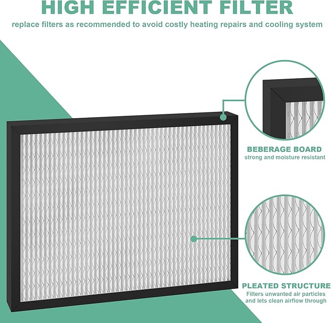 14 x 17.5 x1.75 MERV 13 Replacement Dehumidifier Filter Compatible with Santa Fe Advance90, Advance100, Advance120, Honeywell DR90 & DR120 dehumidifier Models, （4 Pack） - Image 3