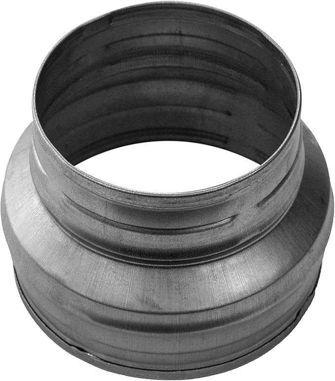 Vent Systems 4" Inch to 3" Inch Duct Reducer – Galvanized Steel HVAC Pipe Adapter Connector for Ventilation, Exhaust, and Grow Tents – Durable Metal Transition Fitting for Heating and Cooling - Image 8