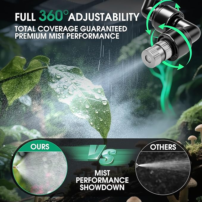 Reptile Mister Humidifier Reptile Mister System with Timer – Auto Terrarium Misting System for Chameleons, Snakes, Frogs, Lizards & Turtles - Image 2