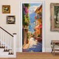 3D Door Decals Stickers, Peel Stick Wall Murals Vinyl Wallpaper Self-Adhesive Mural Door Covers Decorative for Furniture Home Decor Wrinkle-Resistant Waterproof by BVBOX