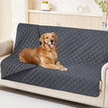 Smiry Waterproof Dog Bed Cover Pet Blanket, Soft Washable Dog Blanket for Furniture Bed Couch Sofa Reversible, Checkered (52"x82", Dark Grey/Dark Grey) by Smiry
