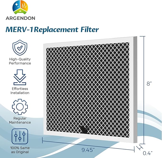 Argendon Filter Replacement, MERV-1 Filter Replacement Set for Crawl Space & Basement Dehumidifier Shield 35P & Shield 35M(4 Pack) - Image 8