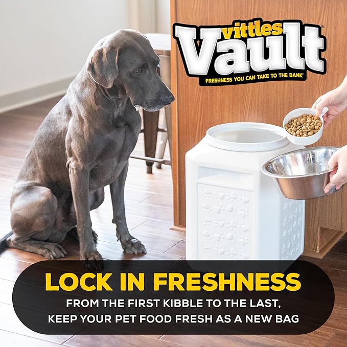 Gamma2 Vittles Vault Pet Food Storage Containers - Sealed Dog and Cat Food Storage Container, Fits up to 35lbs, Made in the USA - [12"L x 16.75"H] - Image 3