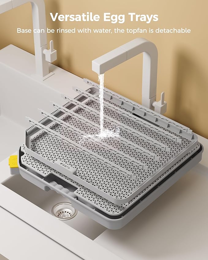 48 Egg Incubator for Hatching with Automatic Egg Turning and Humidity Control, Egg Candler, Poultry Egg Incubator for Chicken, Ducks, Goose, Pigeon, Quail, ideal for Farm, Classroom, Home - Image 8