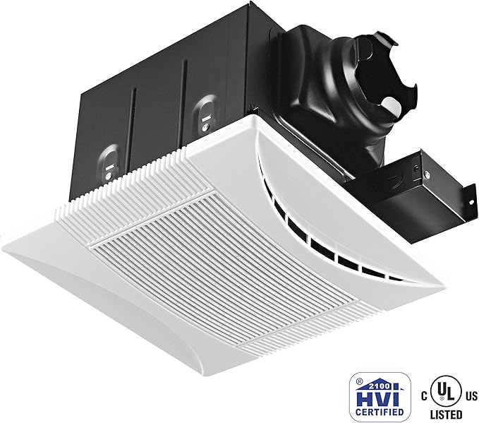 Tech Drive Super-Quiet 70 CFM, 0.3 Sone Bathroom Ventilation and Exhaust Fan (70CFM) - Image 6